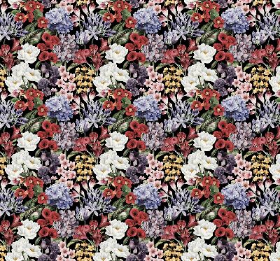 Store intérieur Fleurs colorées