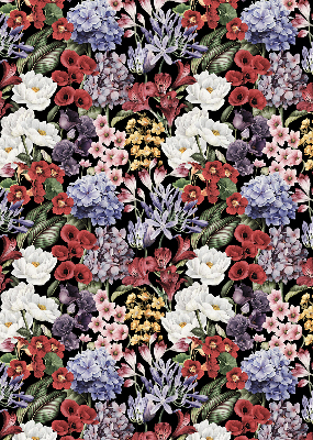 Store intérieur Fleurs colorées