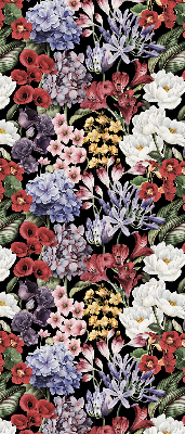 Store intérieur Fleurs colorées