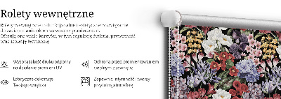 Store intérieur Fleurs colorées