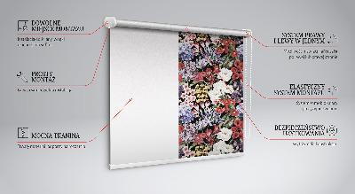 Store intérieur Fleurs colorées