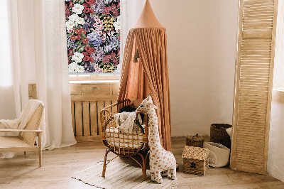 Store intérieur Fleurs colorées