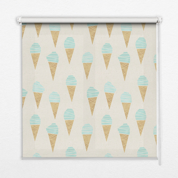 Store enrouleur Glace dans un cornet