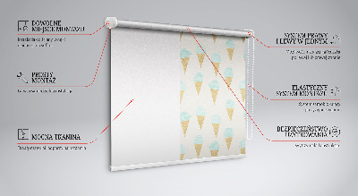 Store enrouleur Glace dans un cornet