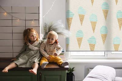 Store enrouleur Glace dans un cornet