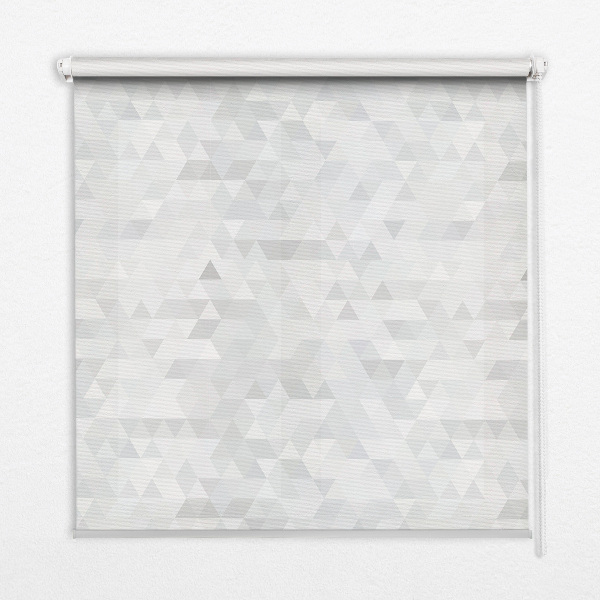 Store intérieur Motif triangulaire gris