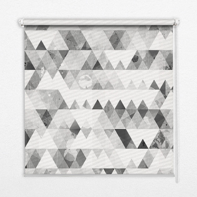 Store intérieur Motif triangulaire gris