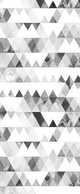 Store intérieur Motif triangulaire gris