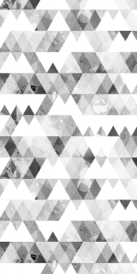 Store intérieur Motif triangulaire gris