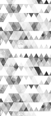 Store intérieur Motif triangulaire gris