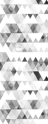 Store intérieur Motif triangulaire gris