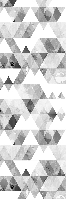 Store intérieur Motif triangulaire gris