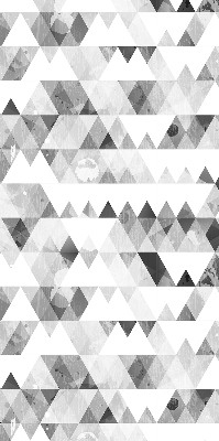 Store intérieur Motif triangulaire gris