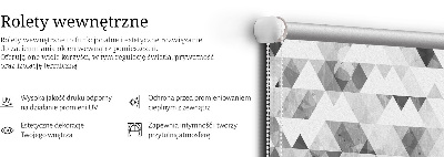 Store intérieur Motif triangulaire gris