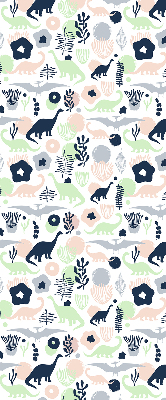 Store intérieur Dinosaures colorés