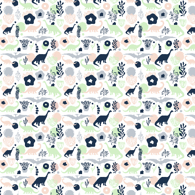 Store intérieur Dinosaures colorés