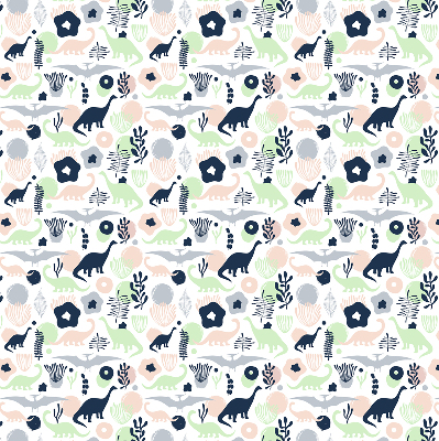 Store intérieur Dinosaures colorés