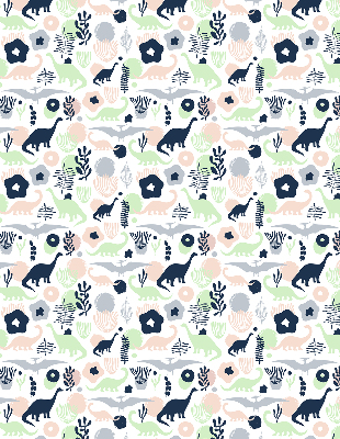 Store intérieur Dinosaures colorés