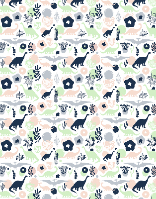 Store intérieur Dinosaures colorés