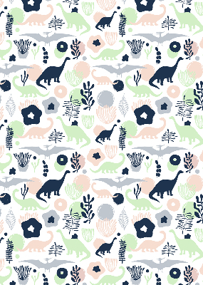 Store intérieur Dinosaures colorés