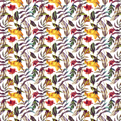 Store enrouleur Fleurs colorées