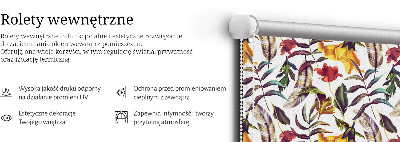 Store enrouleur Fleurs colorées