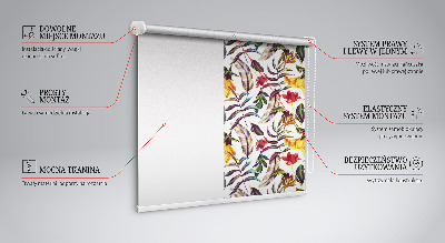 Store enrouleur Fleurs colorées