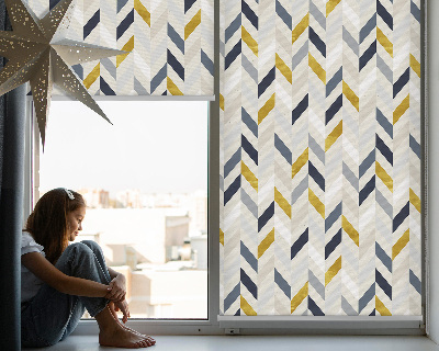 Store intérieur Chevrons colorés