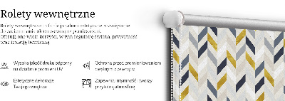 Store intérieur Chevrons colorés