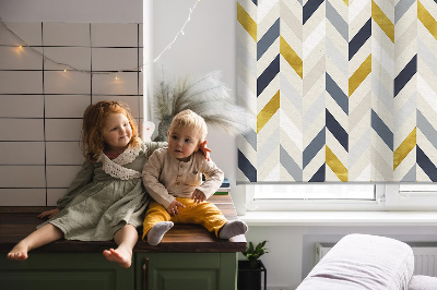 Store intérieur Chevrons colorés