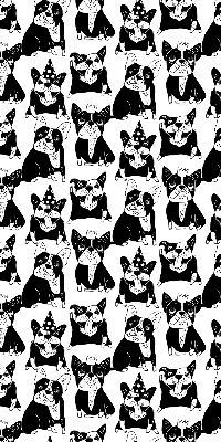 Store enrouleur Chiens dessinés