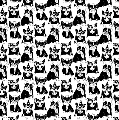 Store enrouleur Chiens dessinés