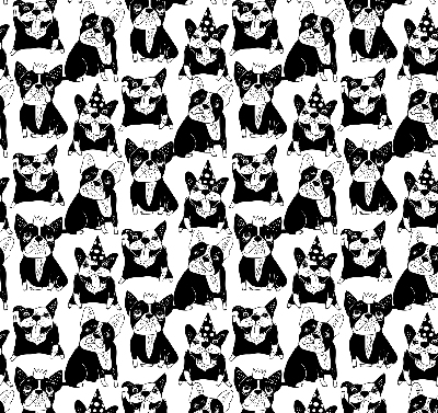 Store enrouleur Chiens dessinés