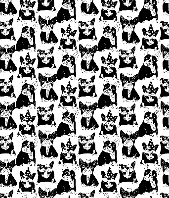 Store enrouleur Chiens dessinés