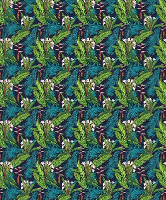 Store enrouleur Plantes exotiques