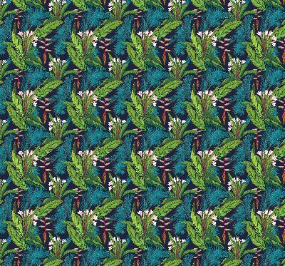 Store enrouleur Plantes exotiques
