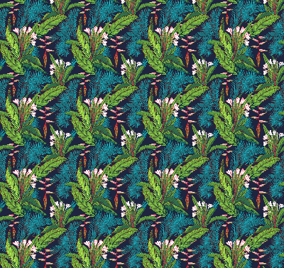 Store enrouleur Plantes exotiques