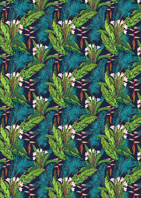 Store enrouleur Plantes exotiques