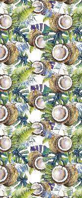 Store intérieur Noix de coco et leurs feuilles