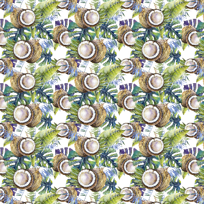 Store intérieur Noix de coco et leurs feuilles