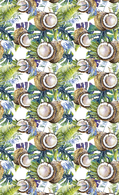 Store intérieur Noix de coco et leurs feuilles