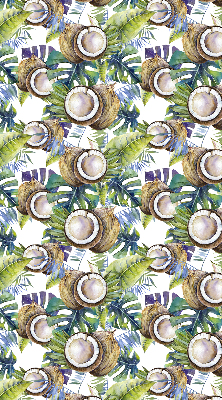 Store intérieur Noix de coco et leurs feuilles