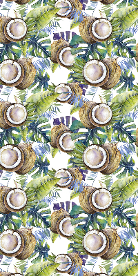 Store intérieur Noix de coco et leurs feuilles