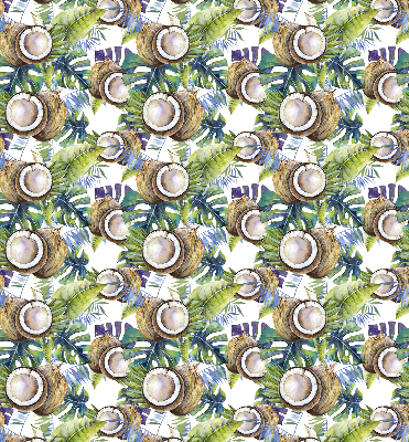 Store intérieur Noix de coco et leurs feuilles