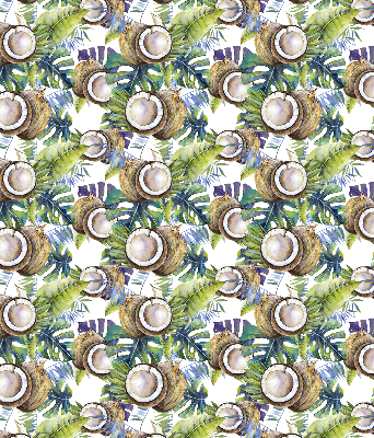 Store intérieur Noix de coco et leurs feuilles