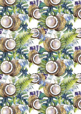 Store intérieur Noix de coco et leurs feuilles