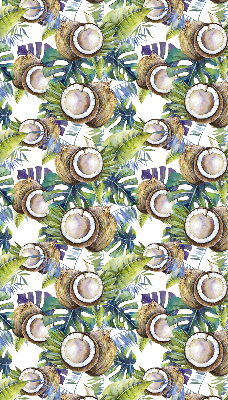 Store intérieur Noix de coco et leurs feuilles