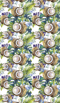 Store intérieur Noix de coco et leurs feuilles