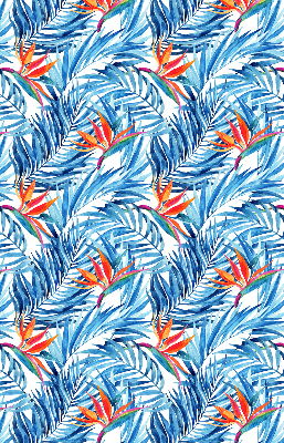 Store enrouleur Feuilles bleues