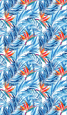 Store enrouleur Feuilles bleues